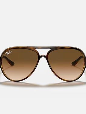 NIB Authentic Ray-Ban Cats 5000 Sunglasses - Havana-Brown Gradient Lenses